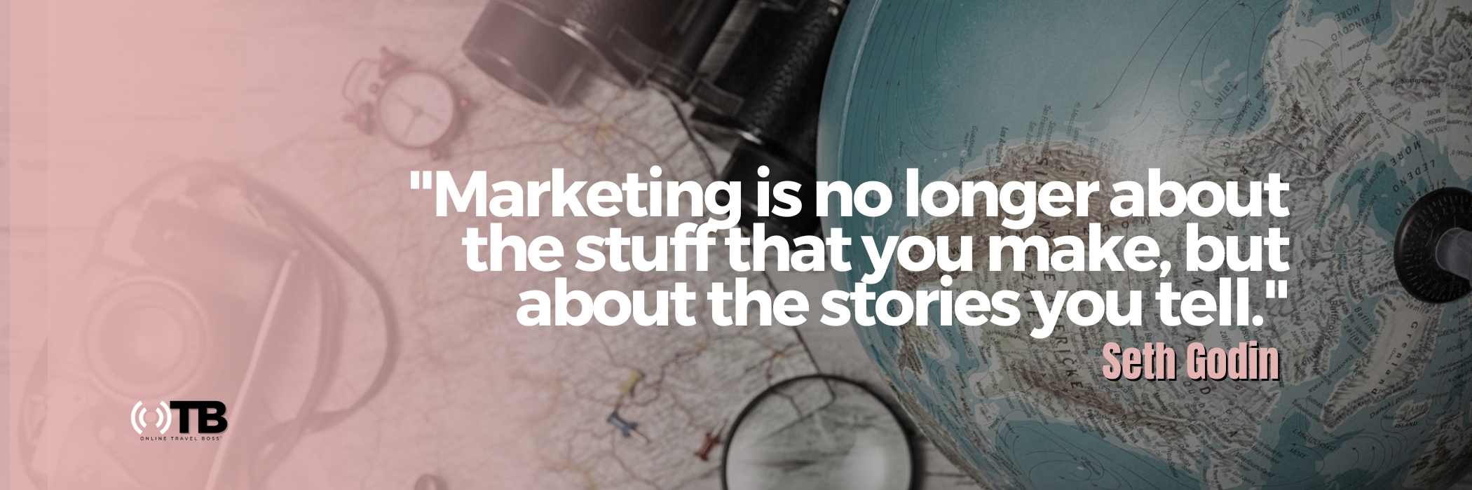 Marketing is no longer about the stuff that you make, but about the stories you tell." - Seth Godin