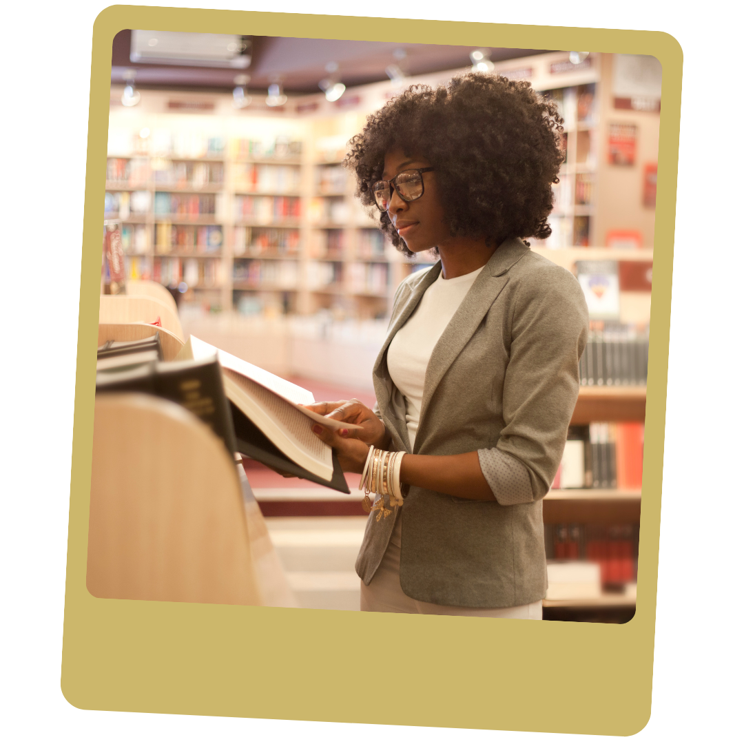 Black Woman Reading Black Woman Reading