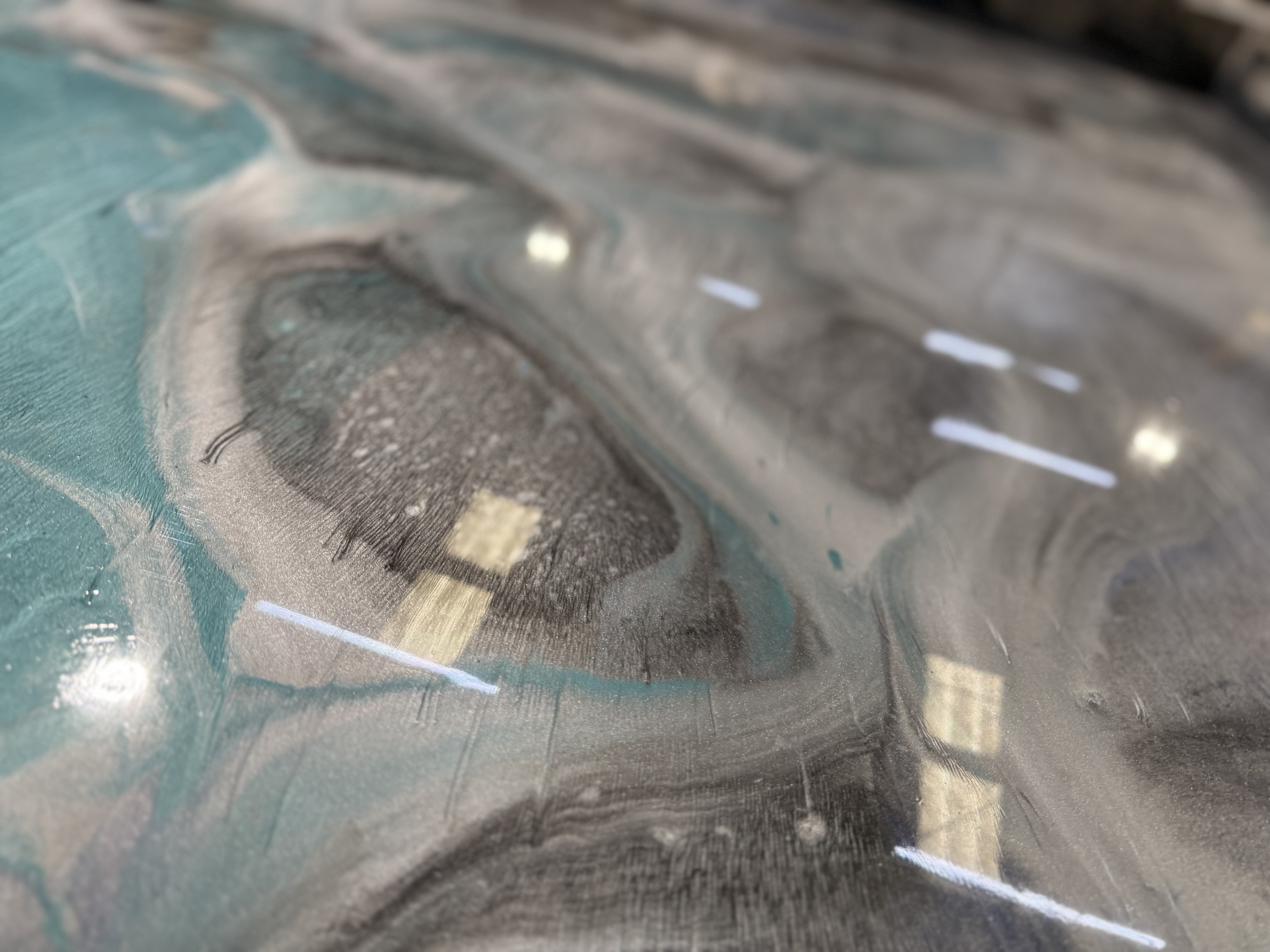 Custom epoxy flooring