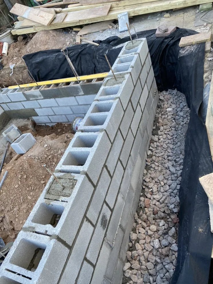 Footing Cinderblock