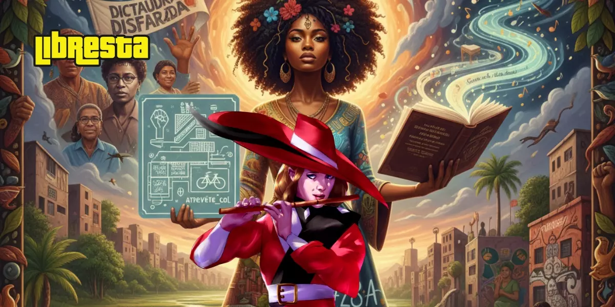 Dayana González, lideresa afro de Cali, defensora de derechos humanos y del territorio, ilustrada para Libresta El Flautista. Dayana González, lideresa afro de Cali, defensora de derechos humanos y del territorio, ilustrada para Libresta El Flautista.