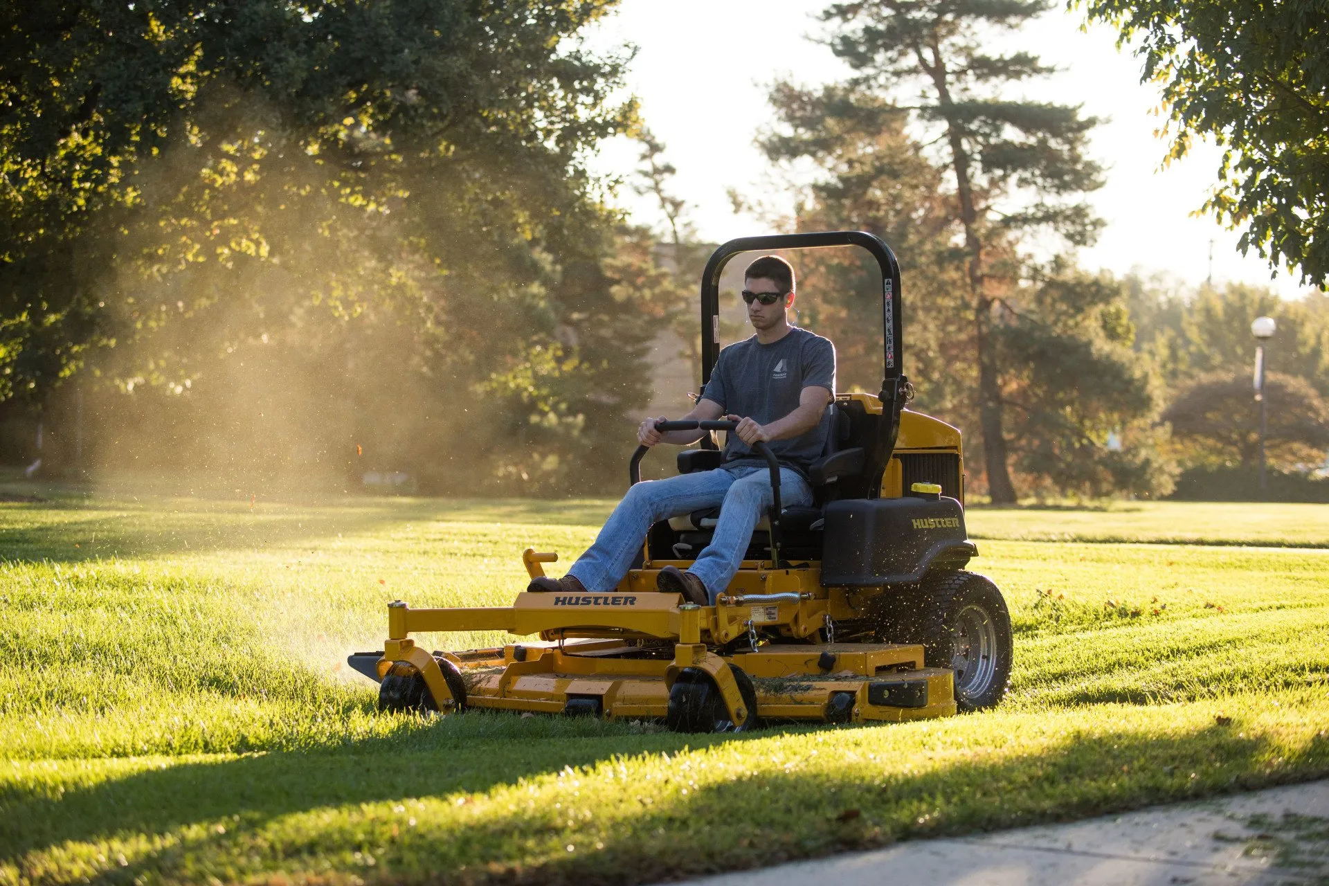 hustler mower