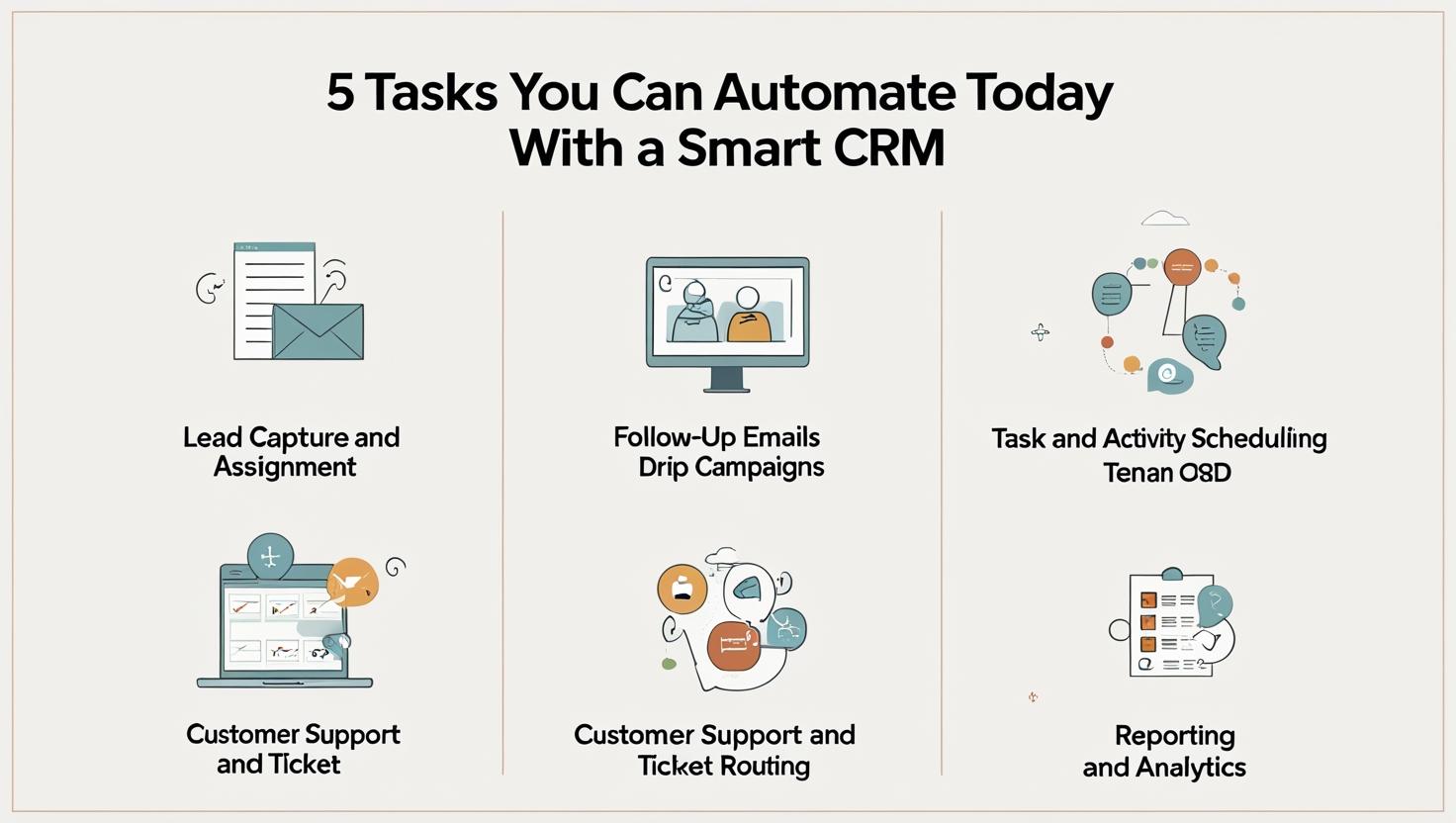 5 Tasks You Can Automate Today with a Smart CRM 5 Tasks You Can Automate Today with a Smart CRM