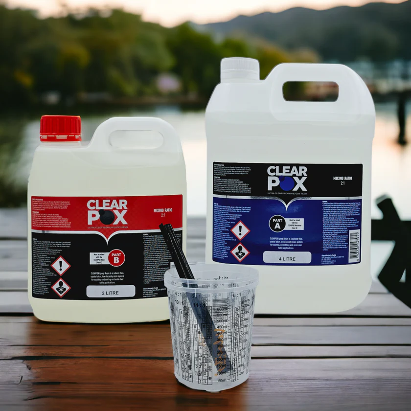 clear epoxy resin kit