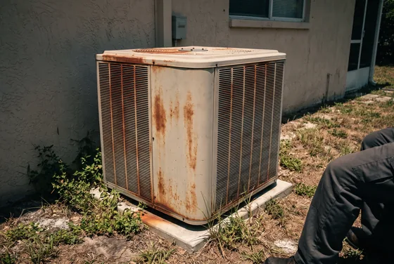 Old failing AC unit
