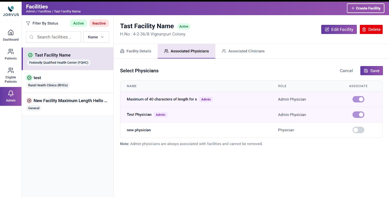 Jorvus EHR Associated Physicians