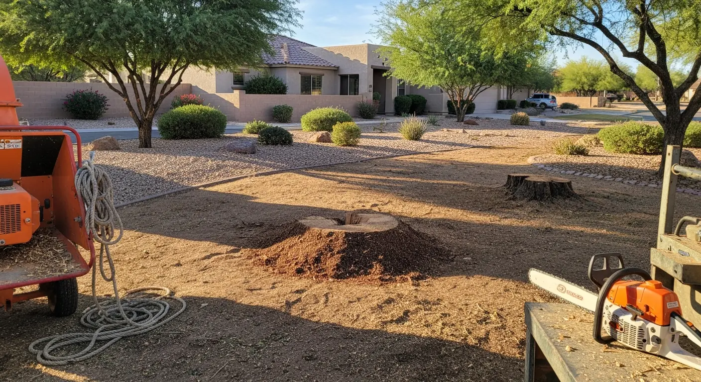 Tree removal in Chandler