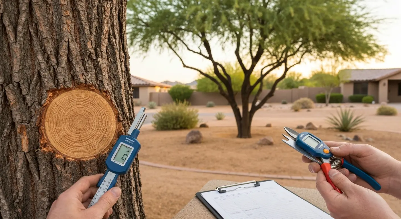 Tree health assessment in Chandler