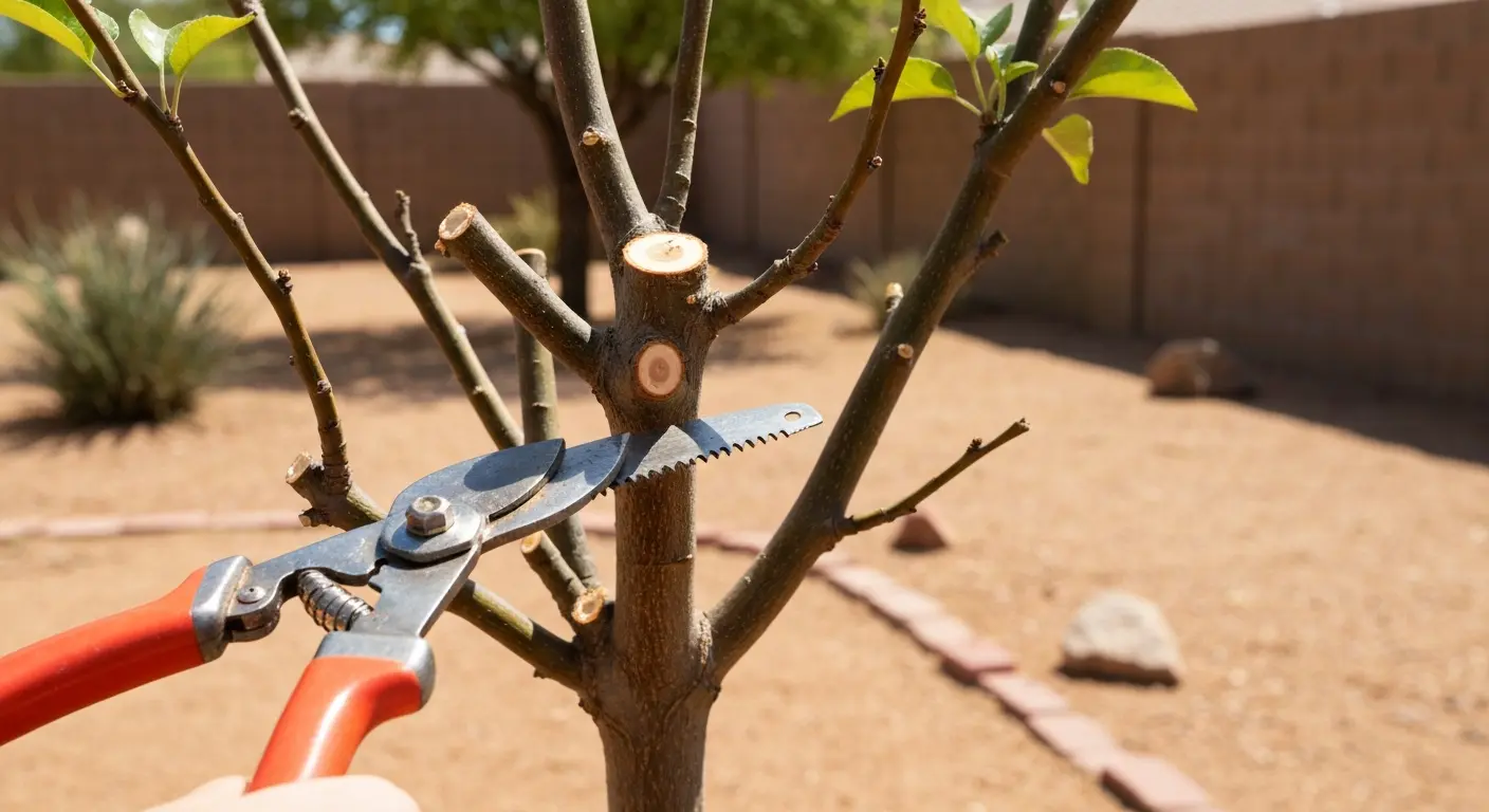 Fruit tree pruning