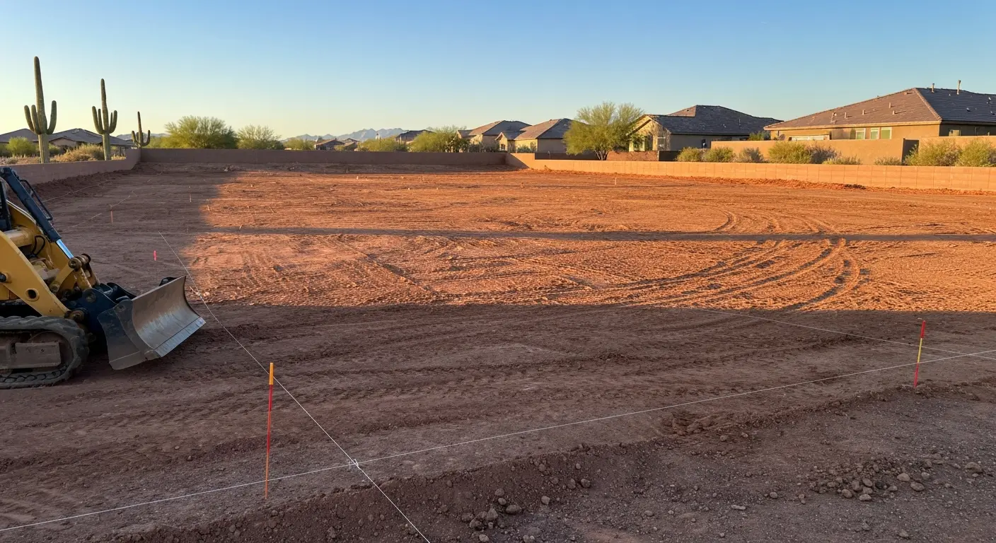 Residential land clearing East Valley