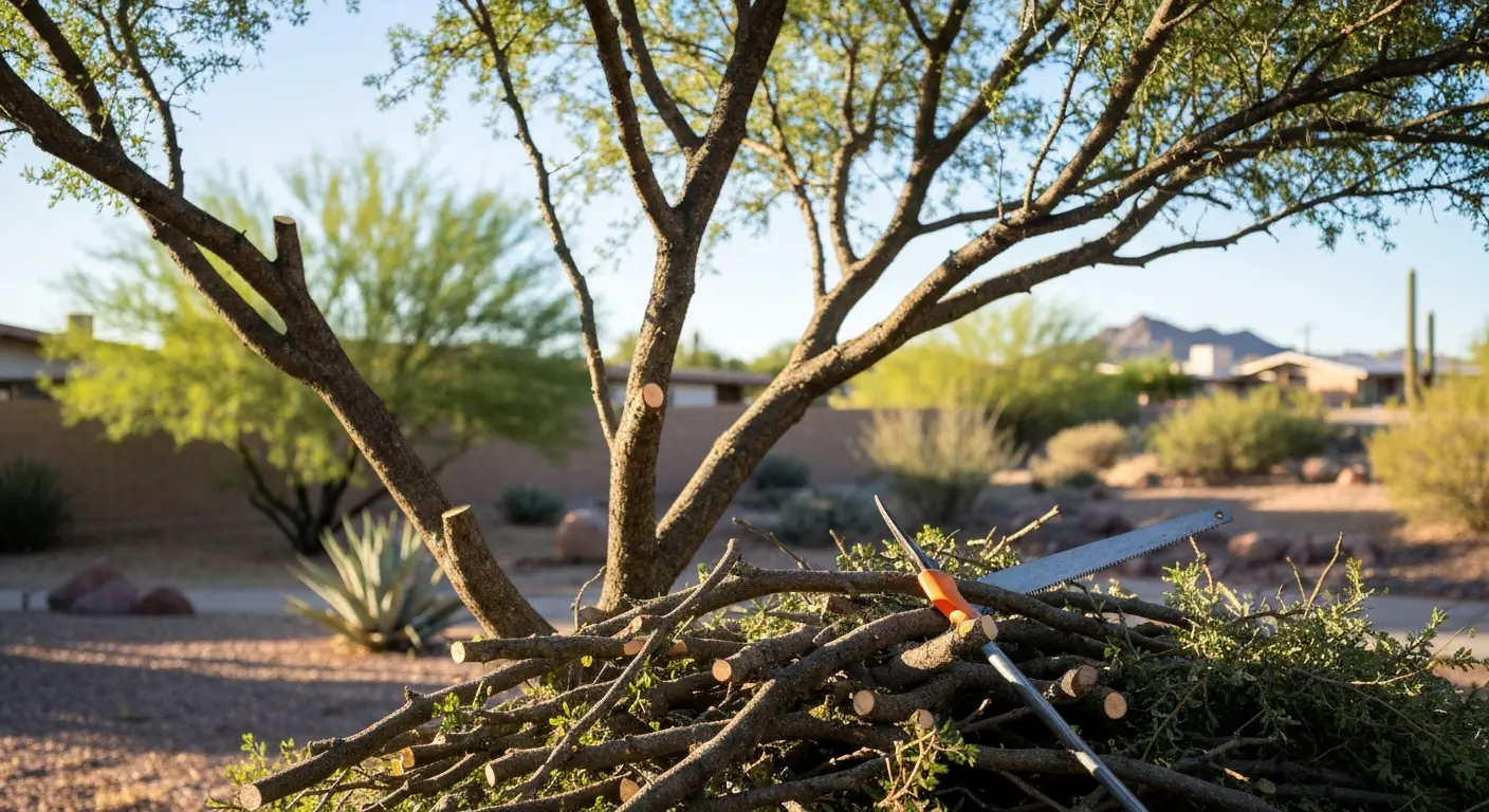 Professional tree pruning in North Valley