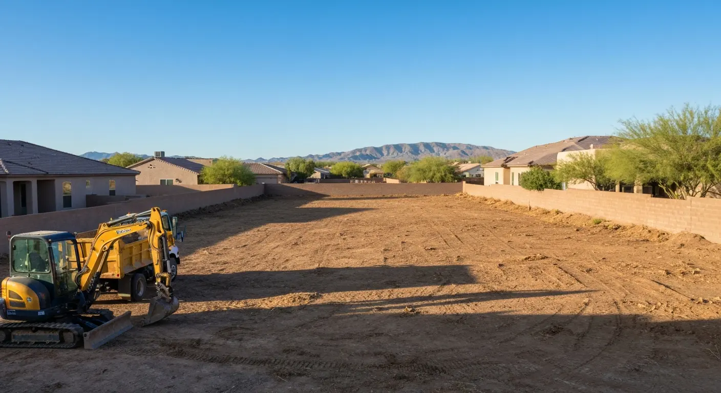 Residential lot clearing