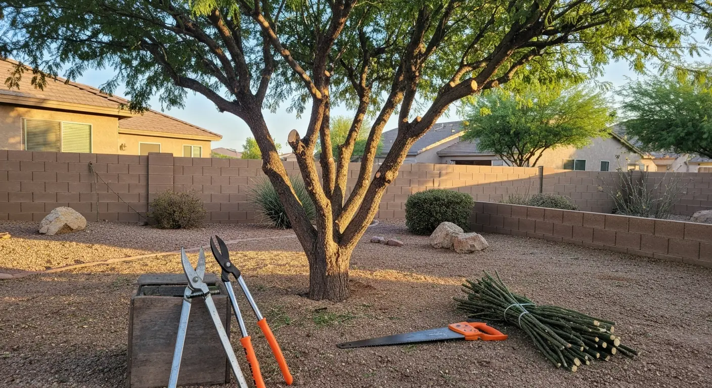 Tree pruning and trimming near Montelena