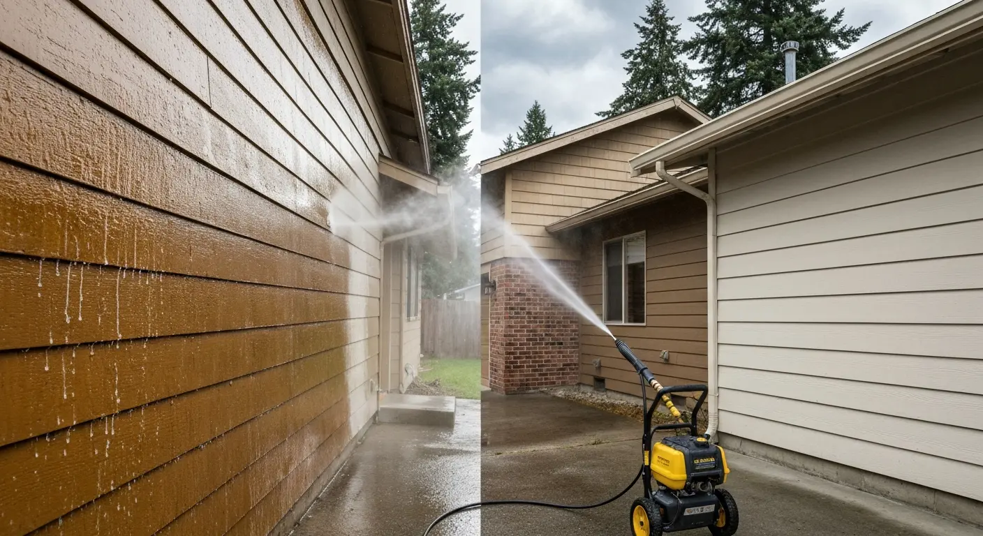 Pressure washing