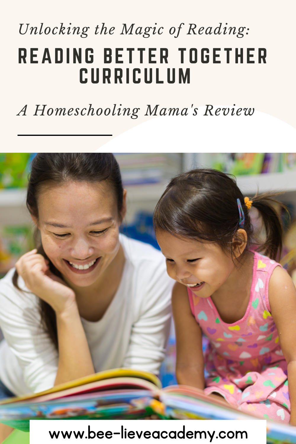 parent reading to child with Reading Better Together Curriculum