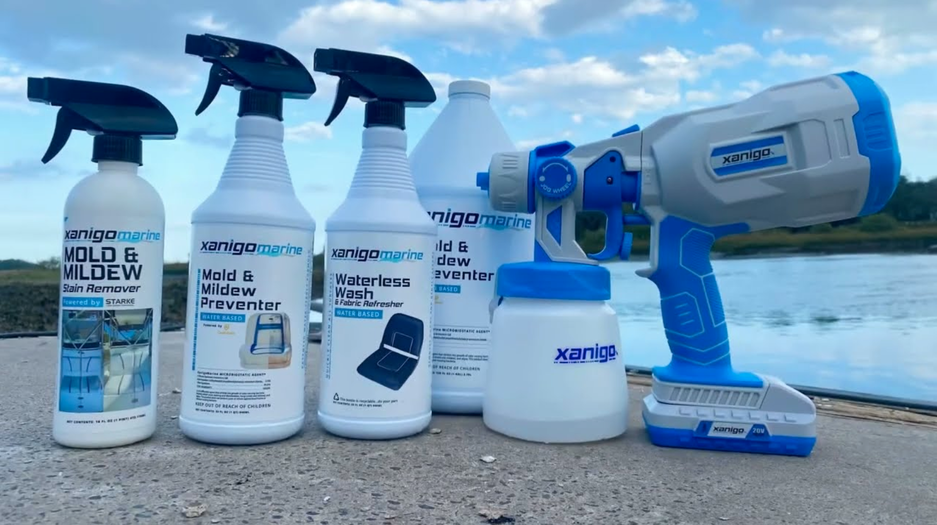 Xanigo Marine Waterless Wash – Gentle, Water-Saving Cleaning