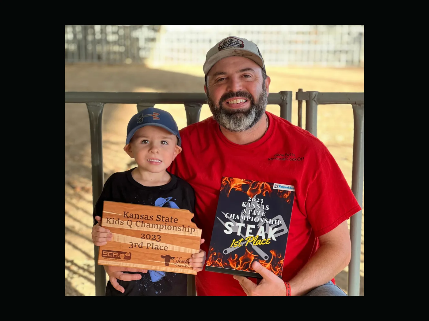 Doug and Easten in Kansas