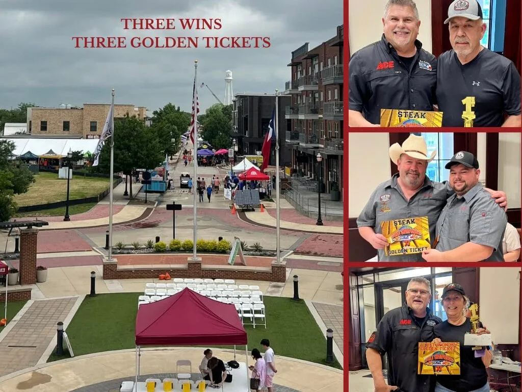 Roanoke Texas Three Wins Three Golden Tickets