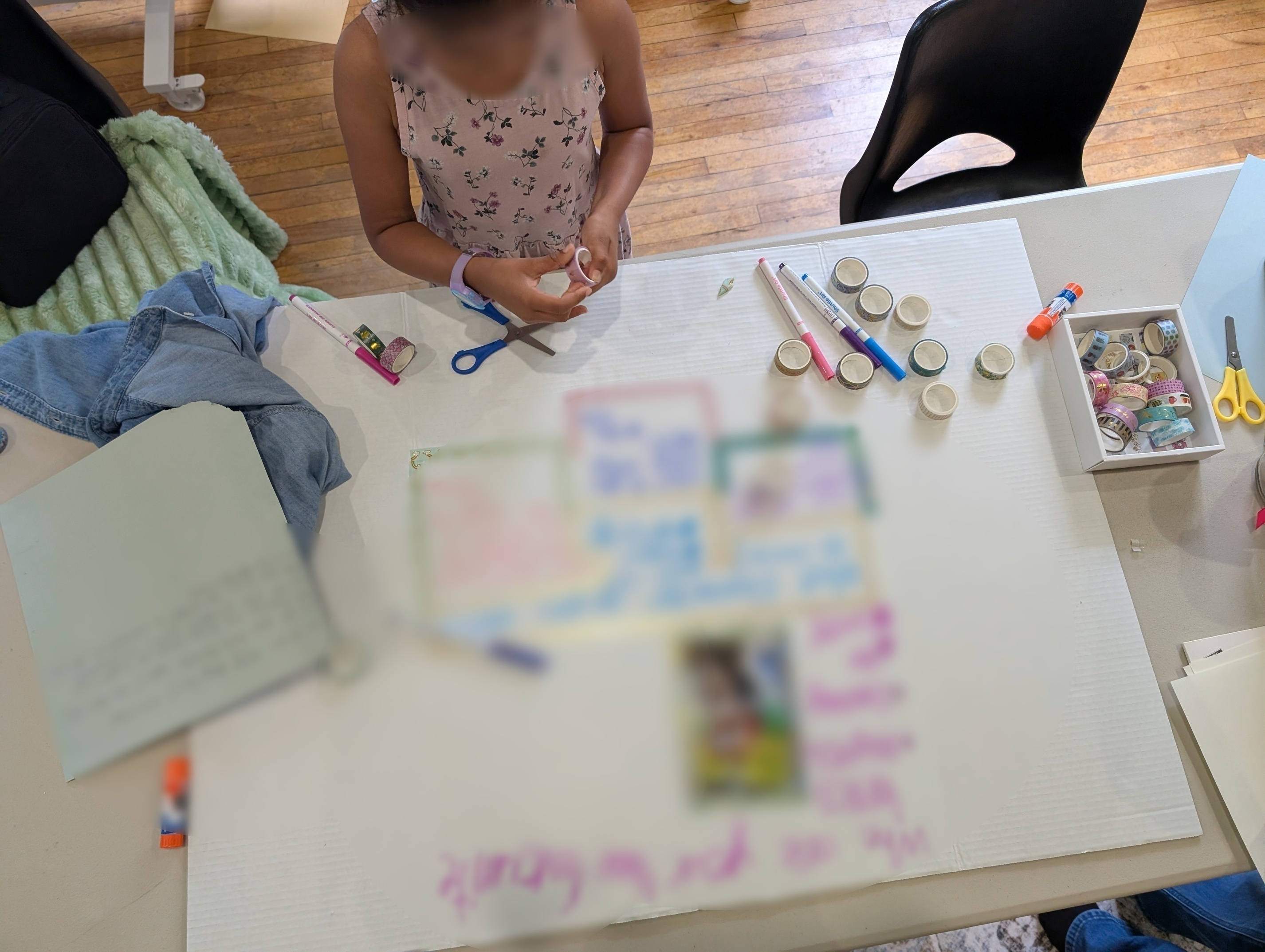Children working on hands-on projects