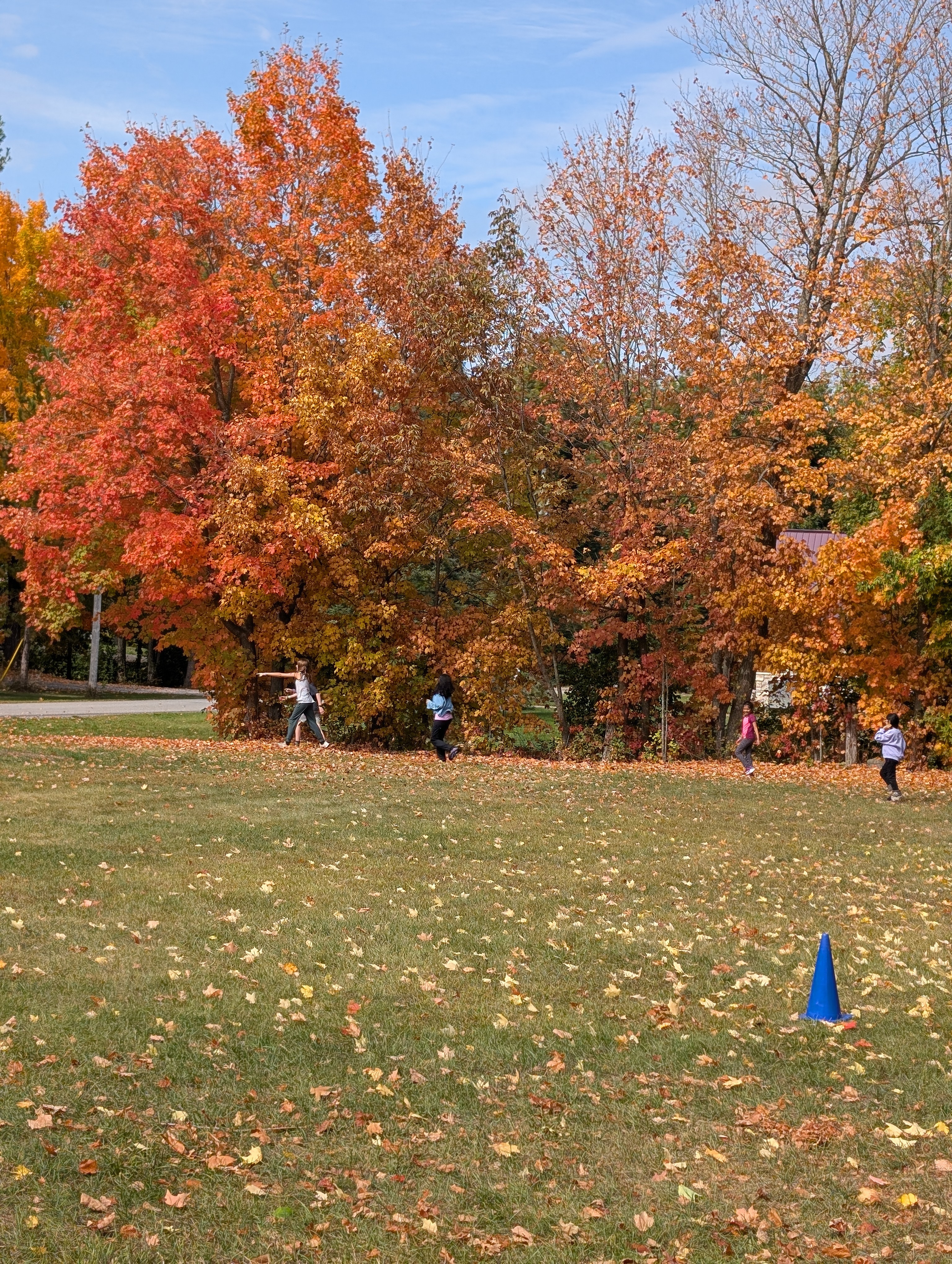 Children playing outside