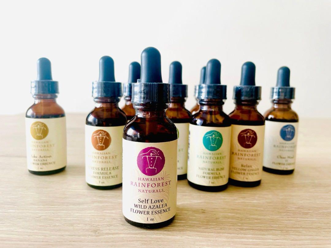 The complete collection of Hawaiian Flower Essences, each crafted to support emotional, mental, and spiritual well-being with the healing power of native Hawaiian plants.
