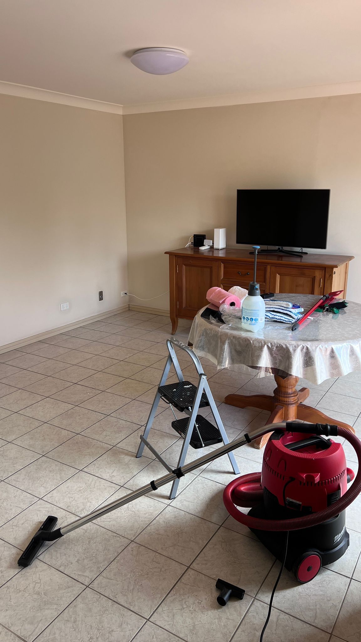 H-Class HEPA vacuuming carried out to remove fine dust and particulate matter from internal areas