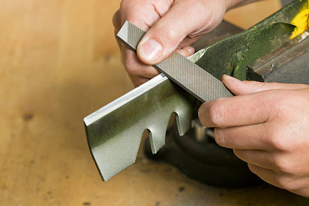 Sharping Mower Blades