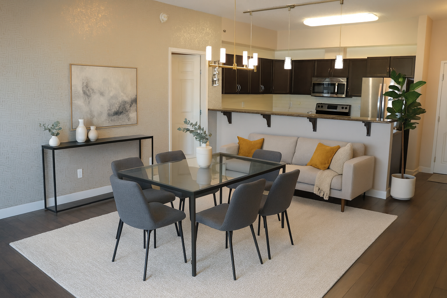 Virtually Staged Room