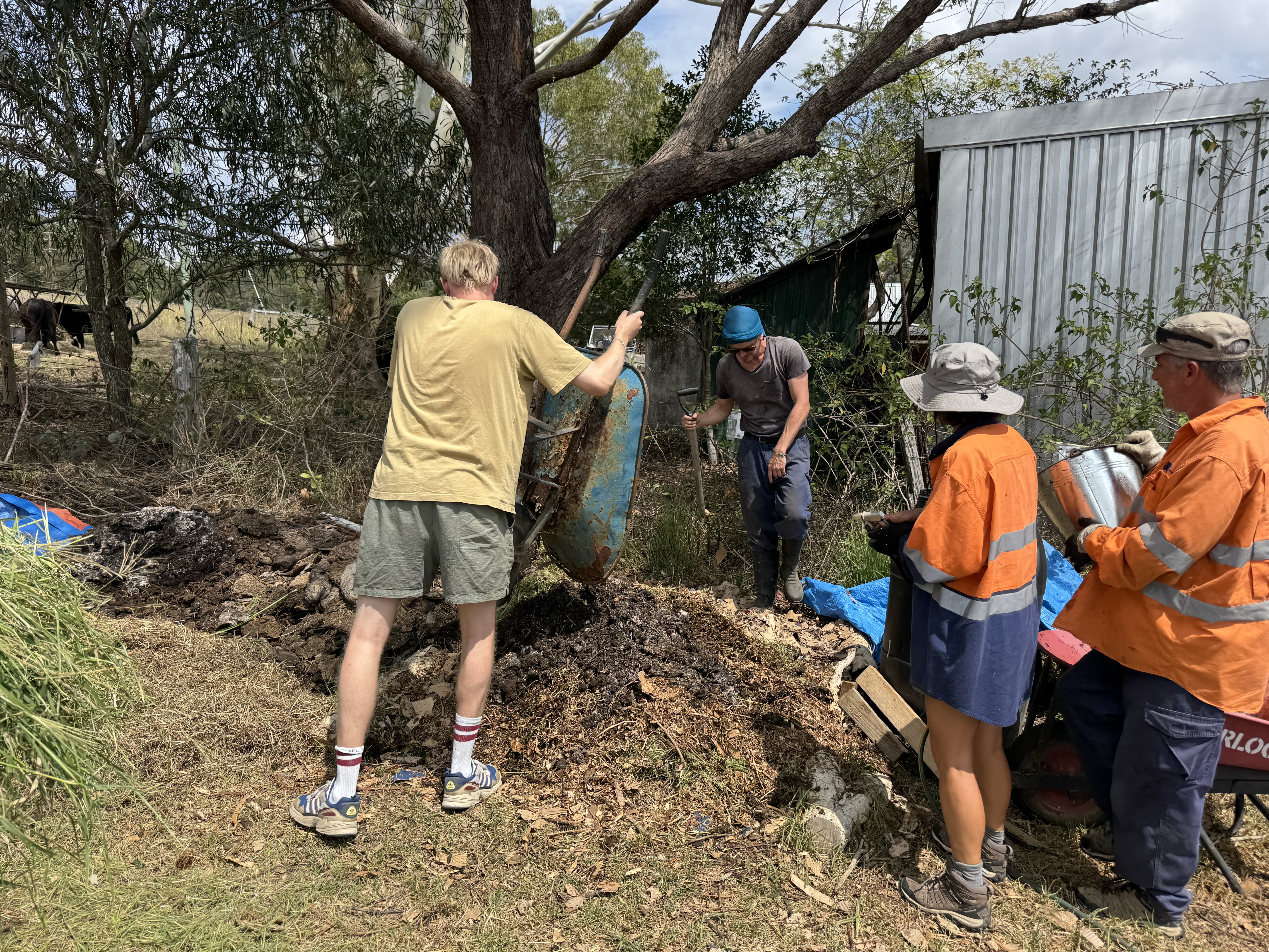 Berkley compost workshop at Firefly Corner