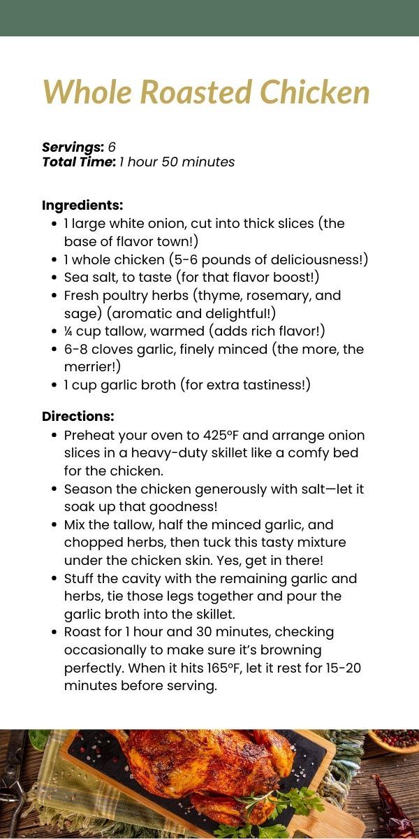 Whole Roasted Chicken