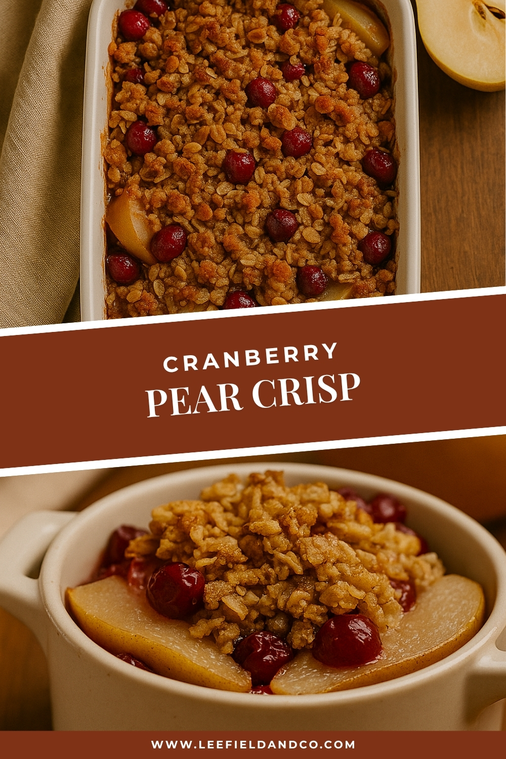 cranberry pear crisp recipe cranberry pear crisp recipe