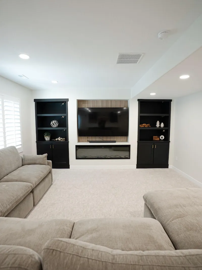 Fireplace Surround and Built-ins