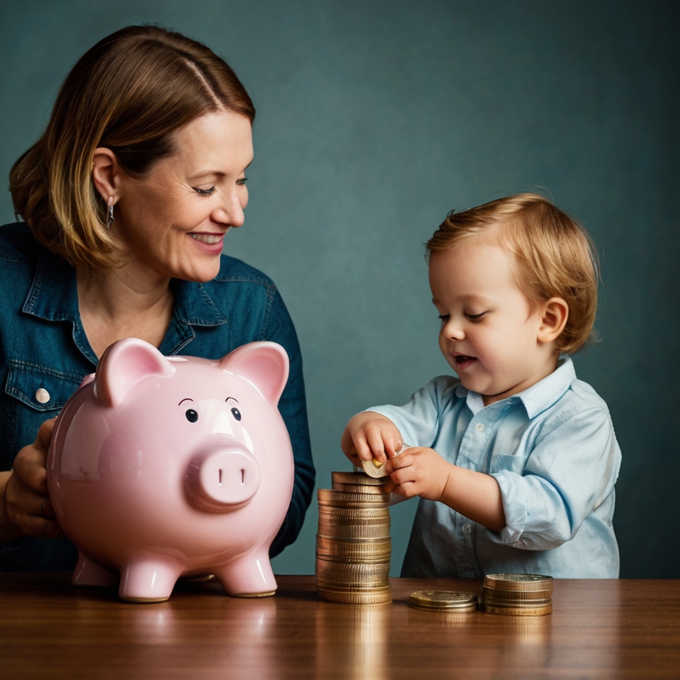 Teaching Toddlers Financial Literacy with a Kids Piggy Bank