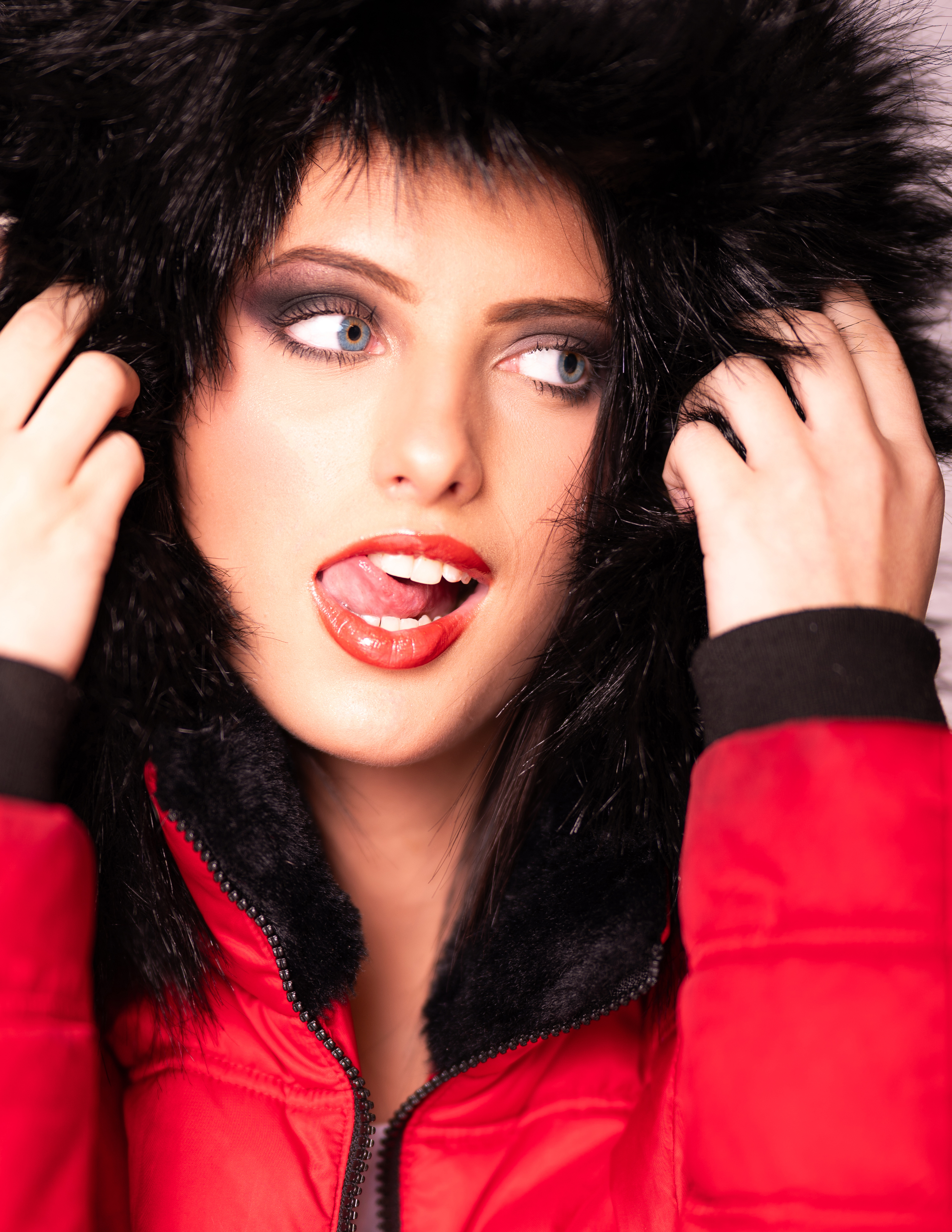 Edward Dose Photography Editorials of Woman in Red