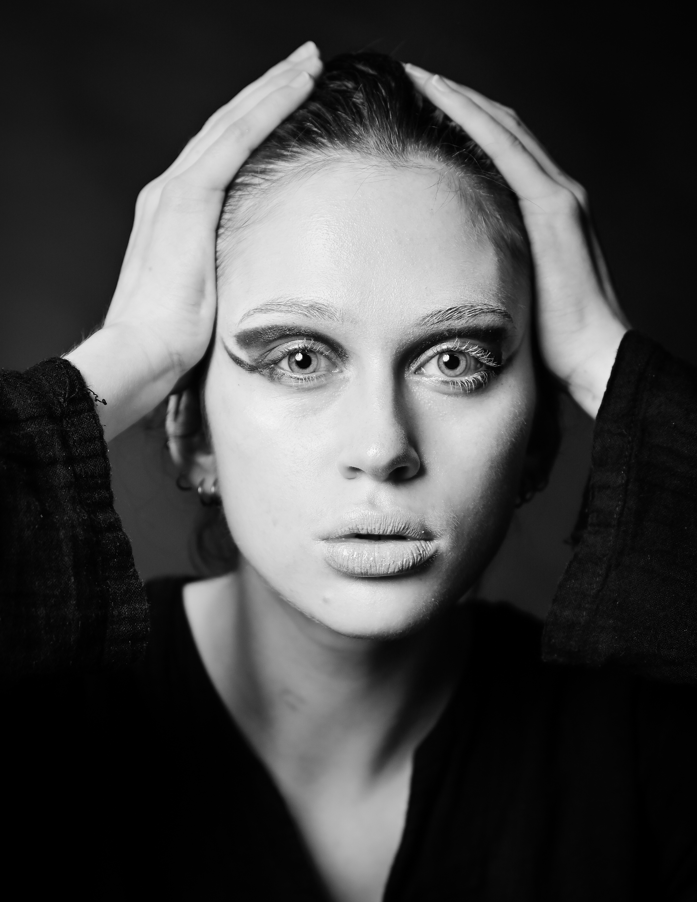 Edward Dose Photography Headshot of Person B&W