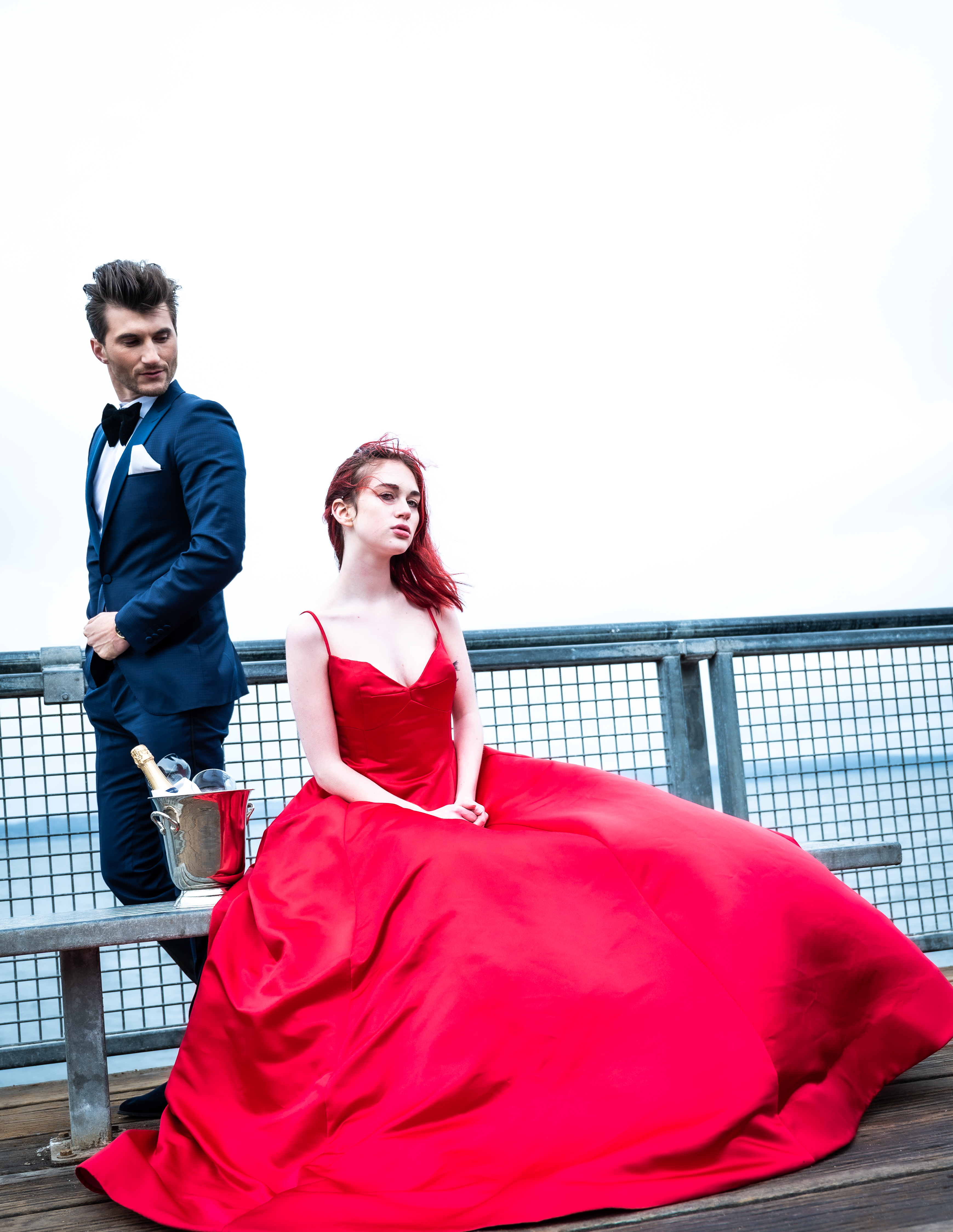 Edward Dose Photography Special Engagements of Couple on Bridge