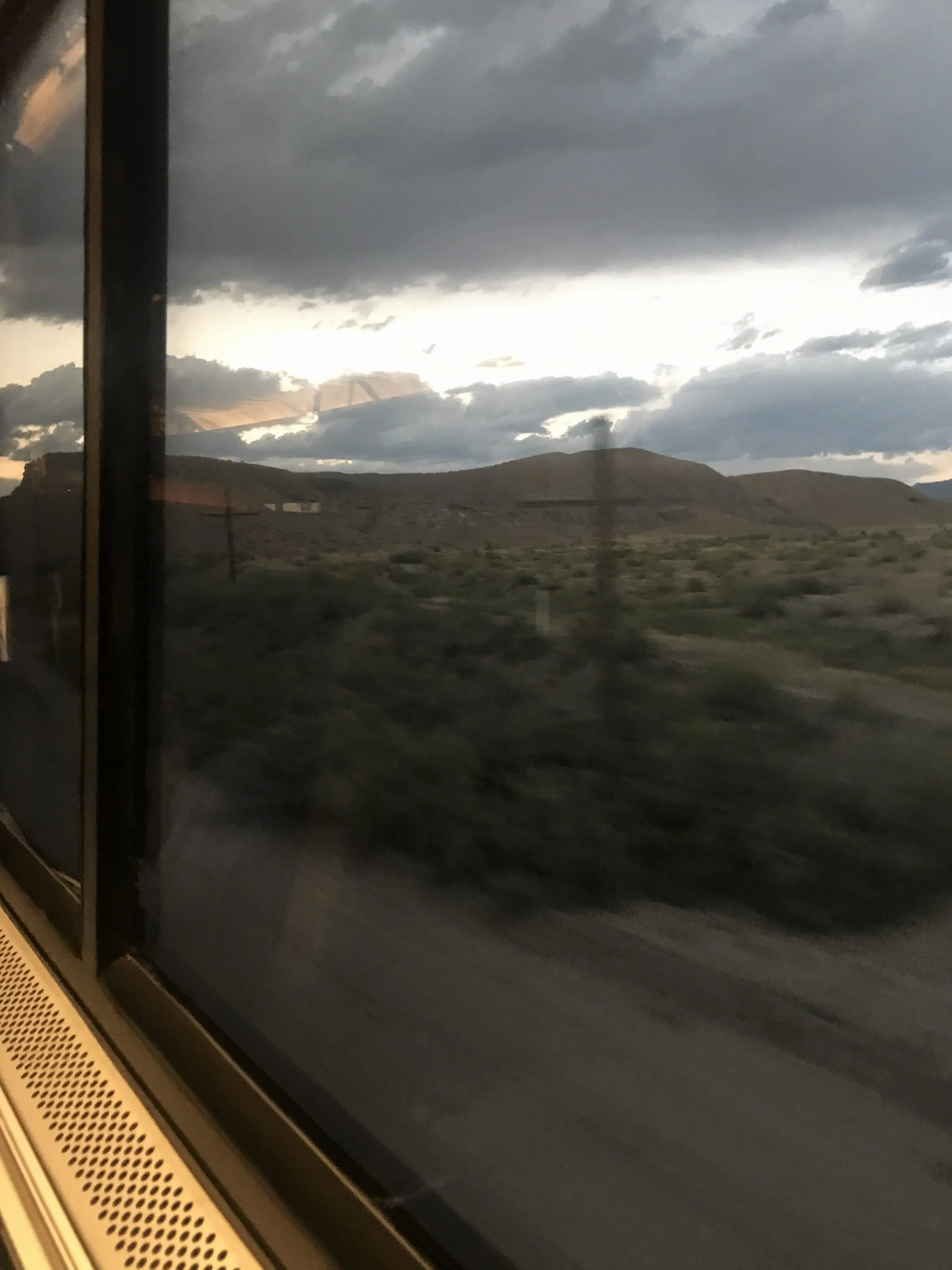 By the time we got on the train, we were both ready to sit down and relax for the next several hours. The scenery was beautiful on our way through Colorado and later that evening we made our way to the dining car where we shared a steak and shrimp dinner and visited with a couple who were on their way back home to Oregon via San Francisco. Neither of us could sleep so we went to the lounge car and played cards until it was time to get our stuff gathered up as our stop got closer. We made it home around midnight Thursday night and finished the week off by going to see Avenged Sevenfold Friday night.