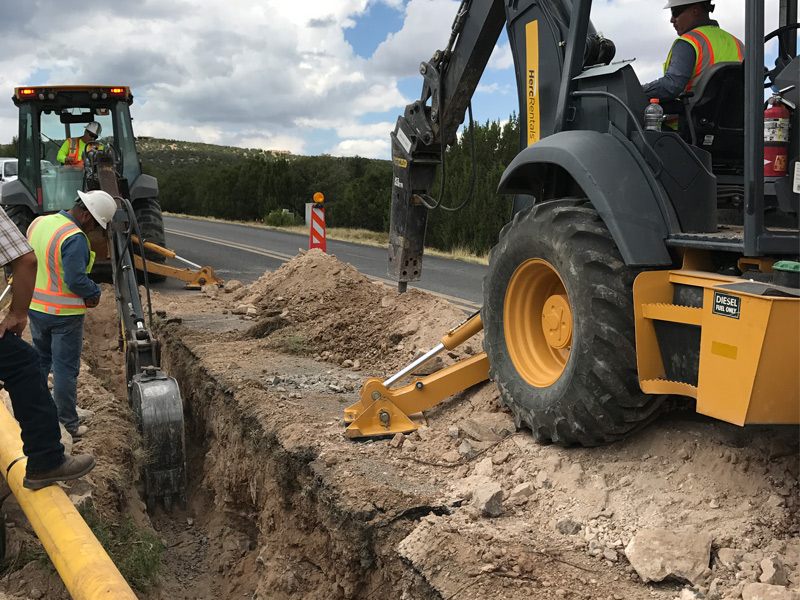 Utility Trenching near Tacoma
