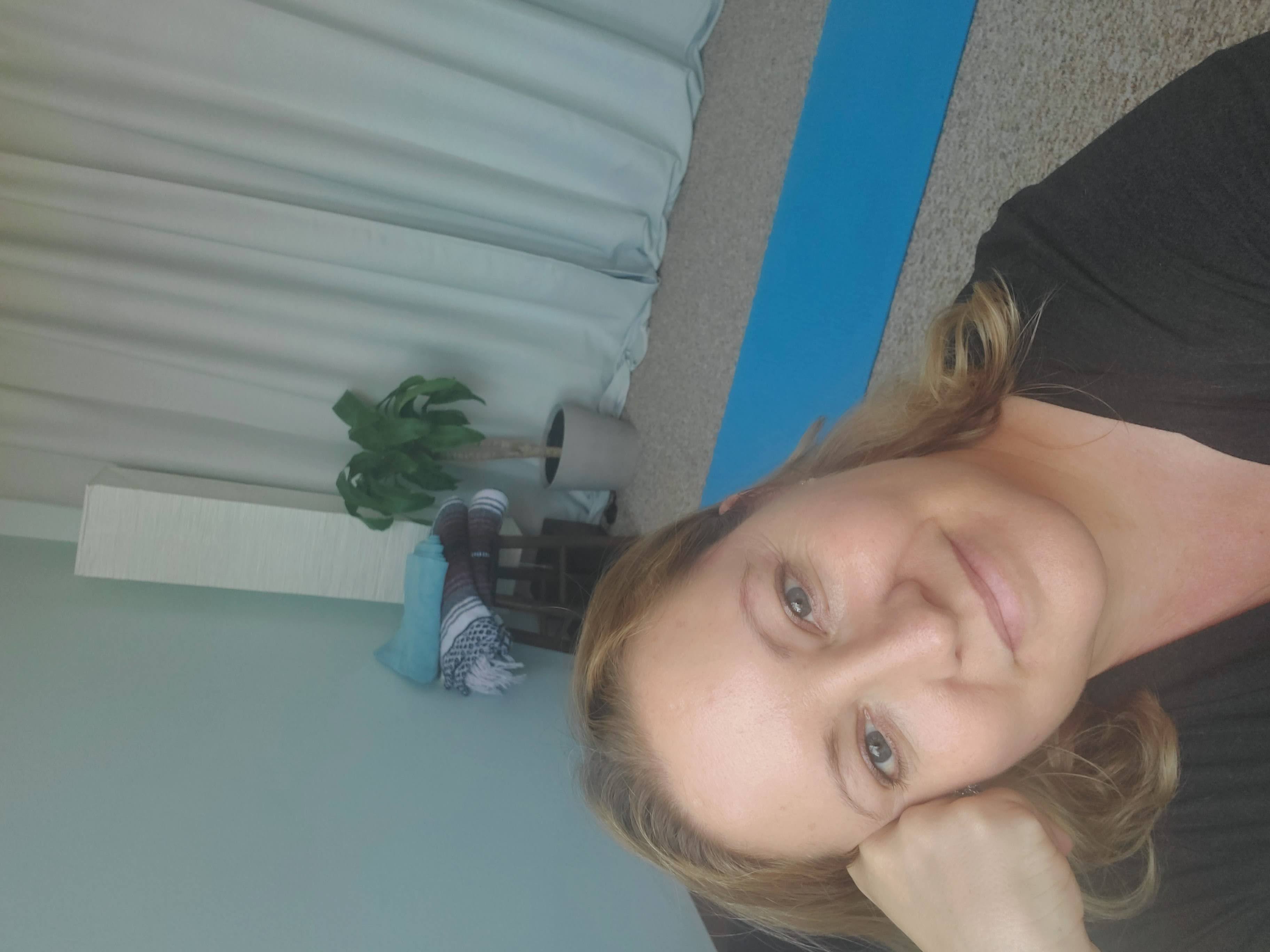 Margo with Your Yoga Pacific Northwest In Sumner, WA Office, photo by YYPNW