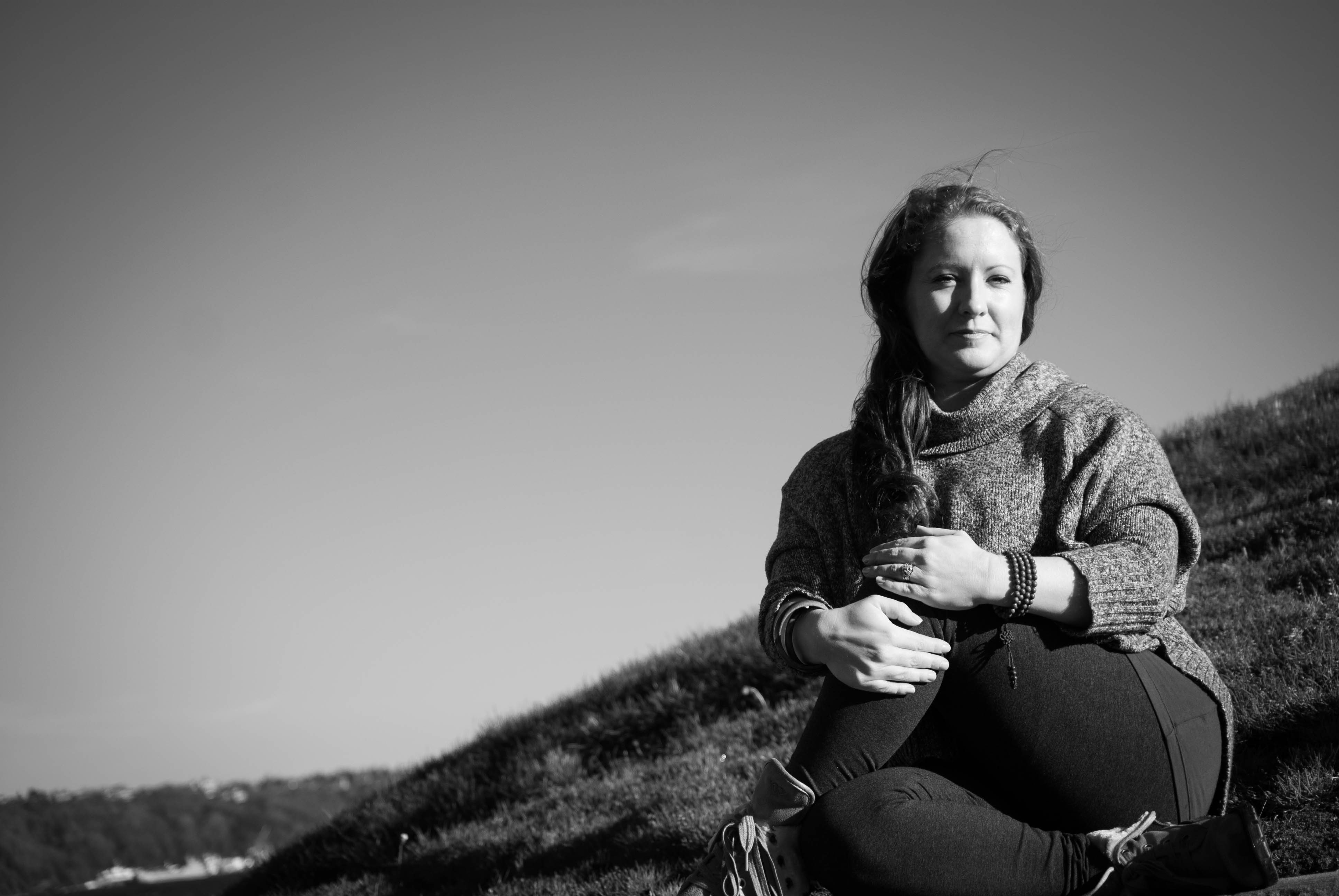 Margo with Yoga Yoga Pacific Northwest in Ardha Matsyandrasana, photo by Rachelle Ribail Photography