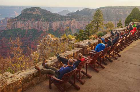 North Rim Patio View