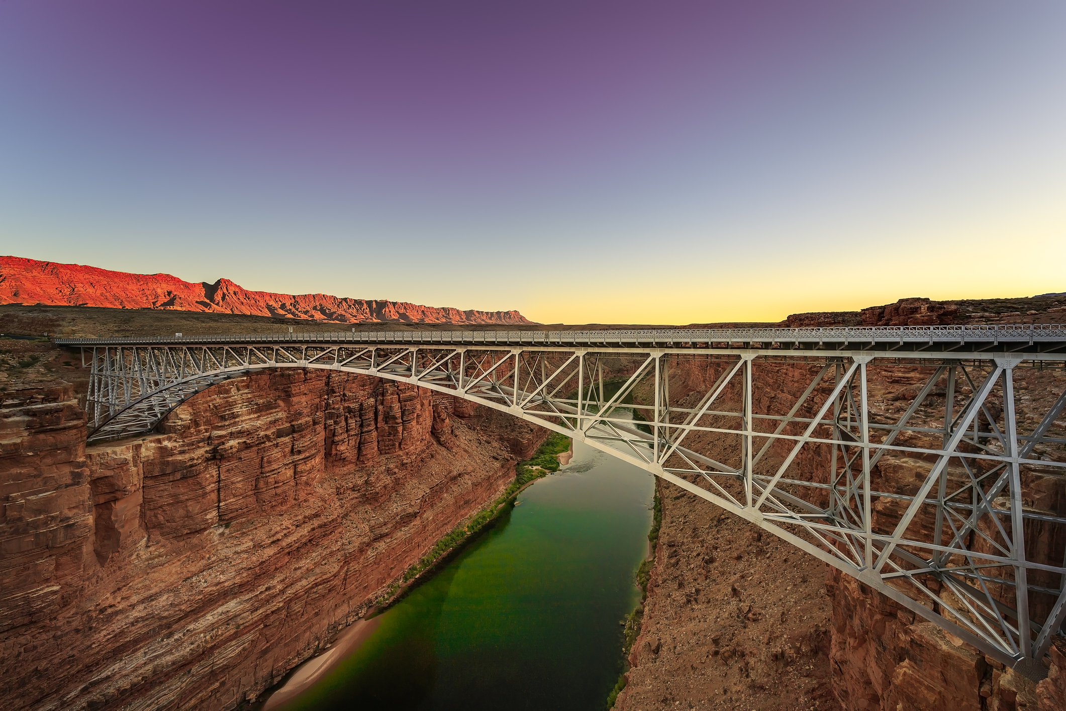 Navajo Bridge Today, over Marble Canyon Navajo Bridge Today, over Marble Canyon
