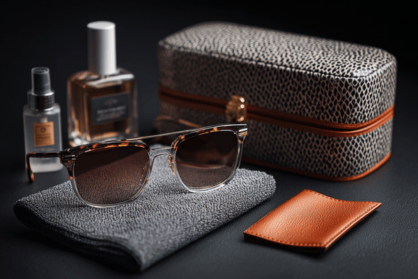 Proper care accessories for maintaining designer eyewear frames and lenses Proper care accessories for maintaining designer eyewear frames and lenses