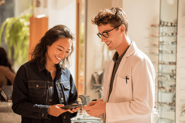 Designer eyewear consultation with Dr. Michelle Blas at Eyes in Disguise San Francisco Designer eyewear consultation with Dr. Michelle Blas at Eyes in Disguise San Francisco