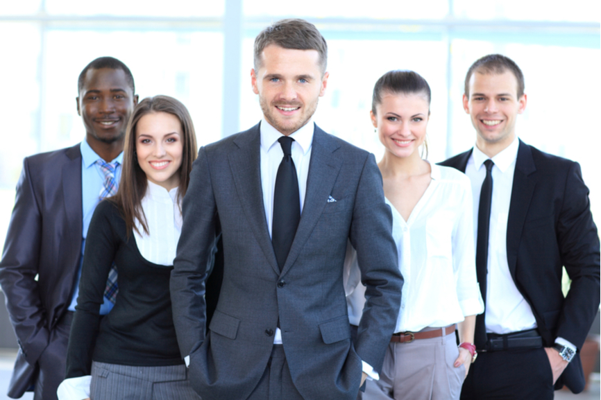 Business People Professional Group Of Teamwork Diverse Team Standing At  Outdoor In Modern Business Team Leader Power Full Successful Stock Photo  Adobe Stock  Eam Professional  sincovagacombr