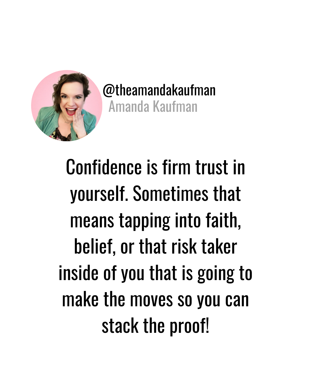 confidence is firm trust in yourself