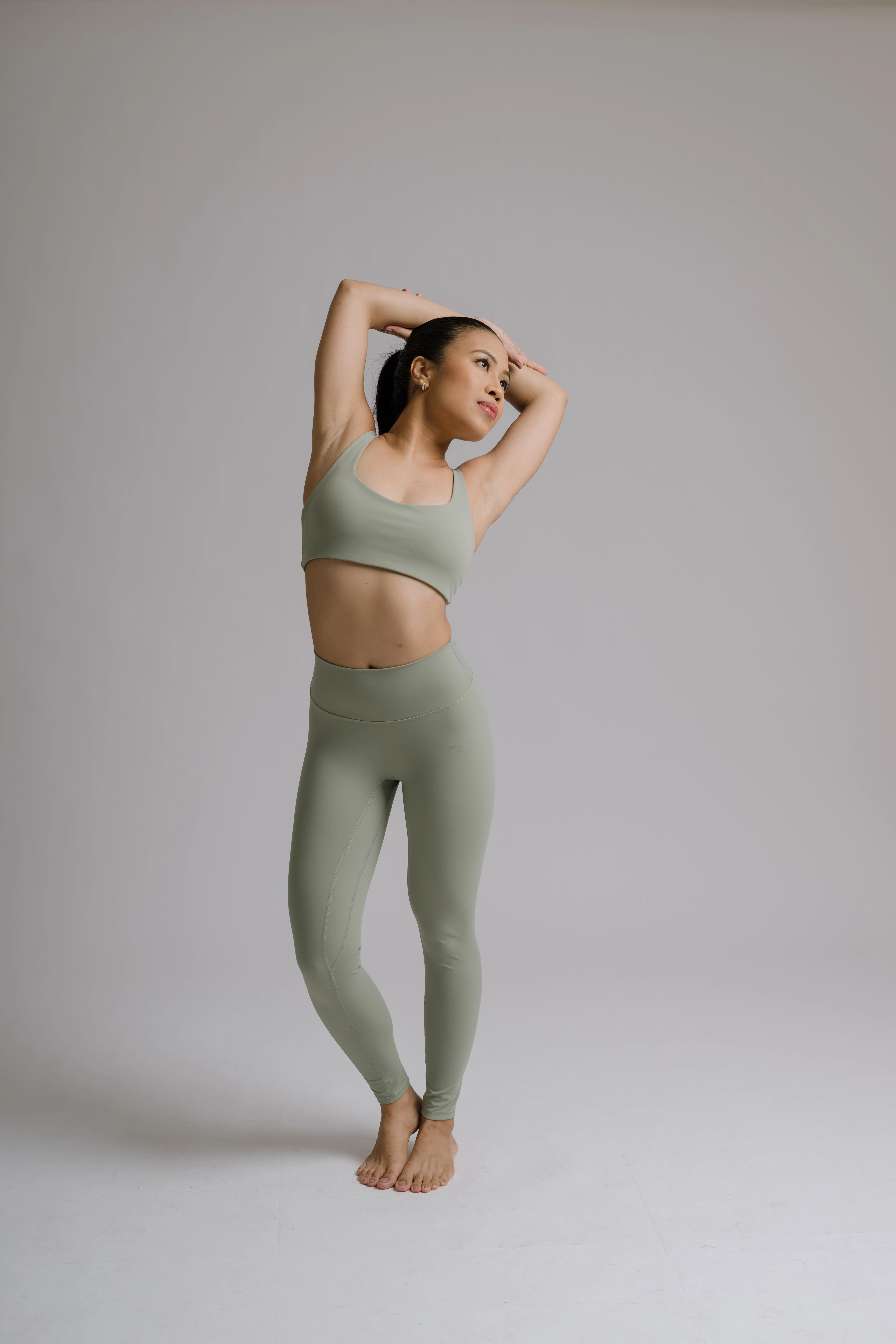 Flex sports bra and leggings front view