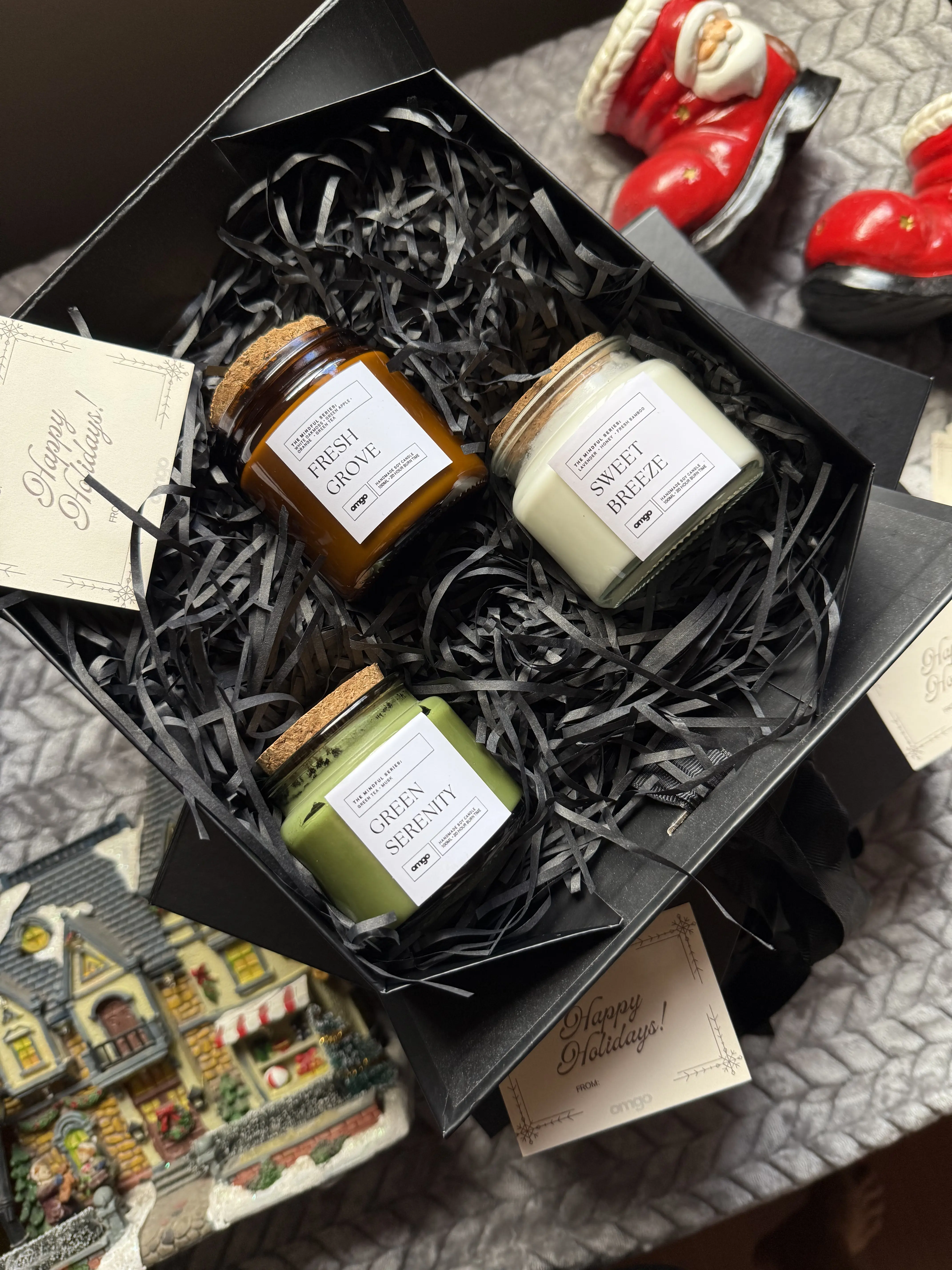 the mindful series candle gift set