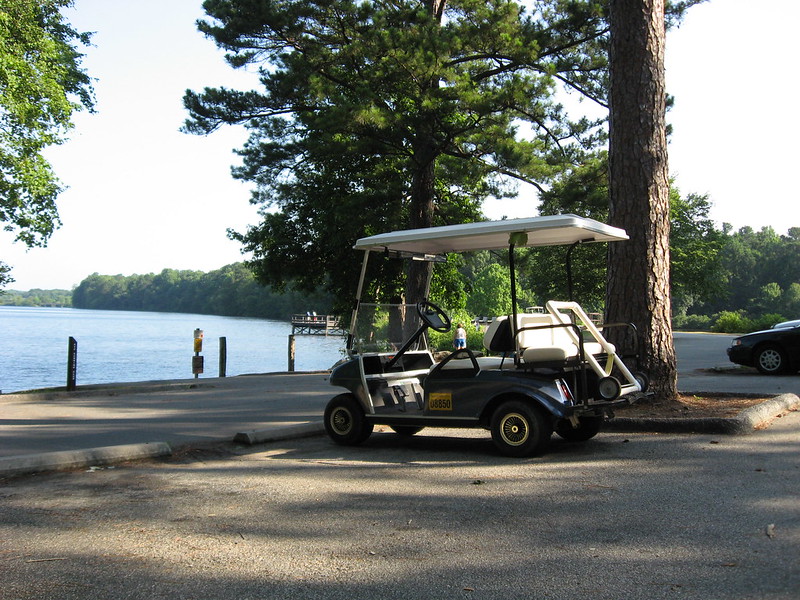 Battery Way docs with Golf Cart