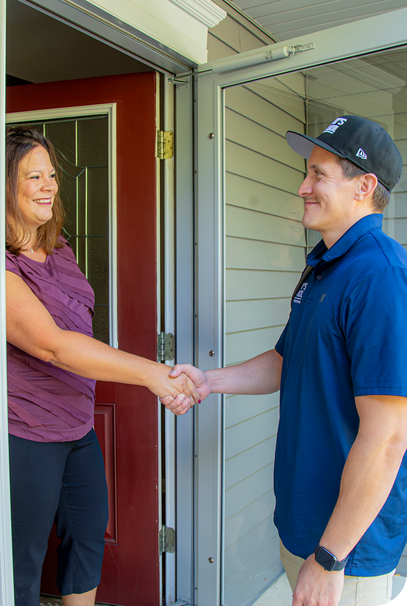 Gray's Mechanical team providing HVAC service